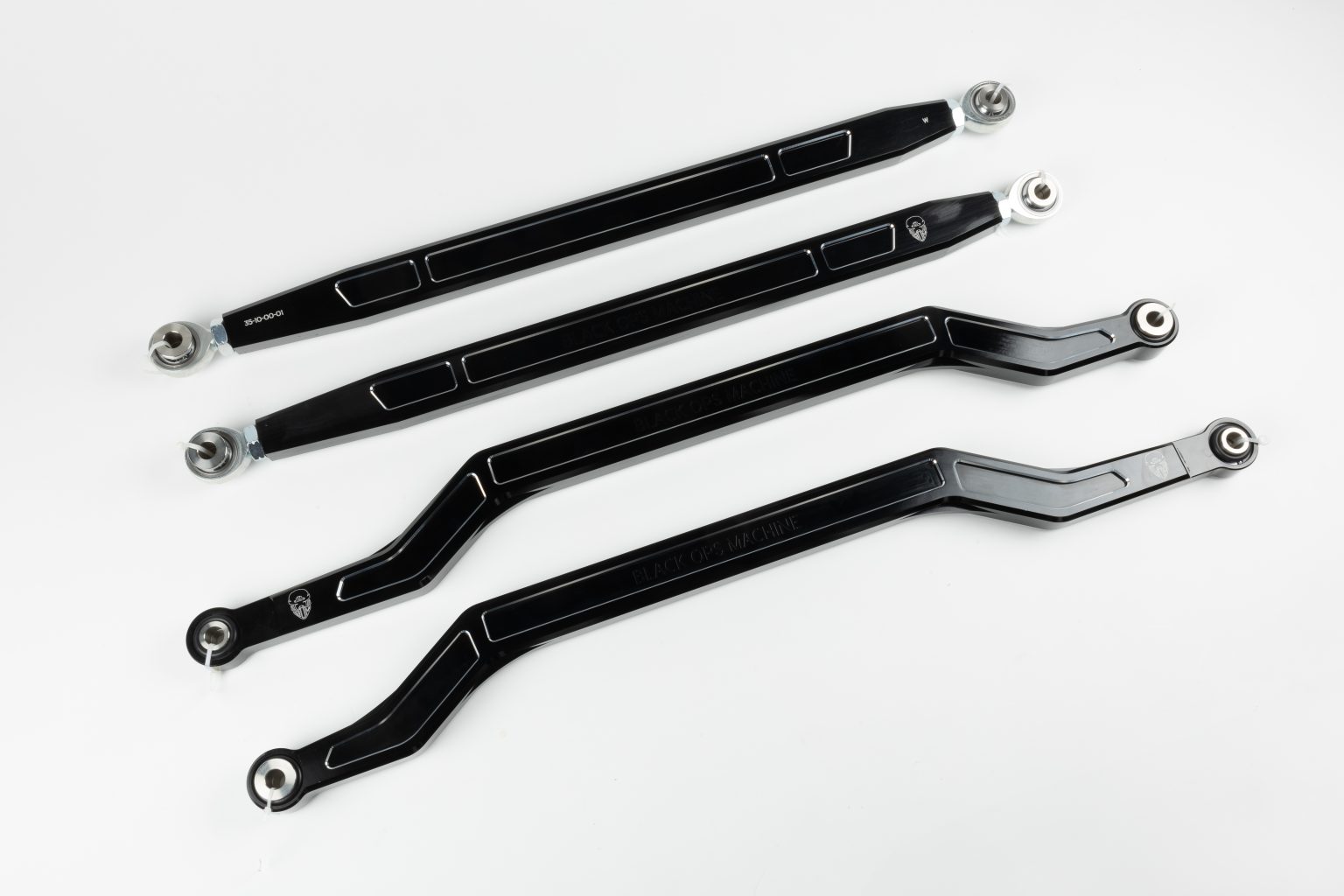 French Radius Rods Billet XP1000 Radius Rods - Black Ops Machine